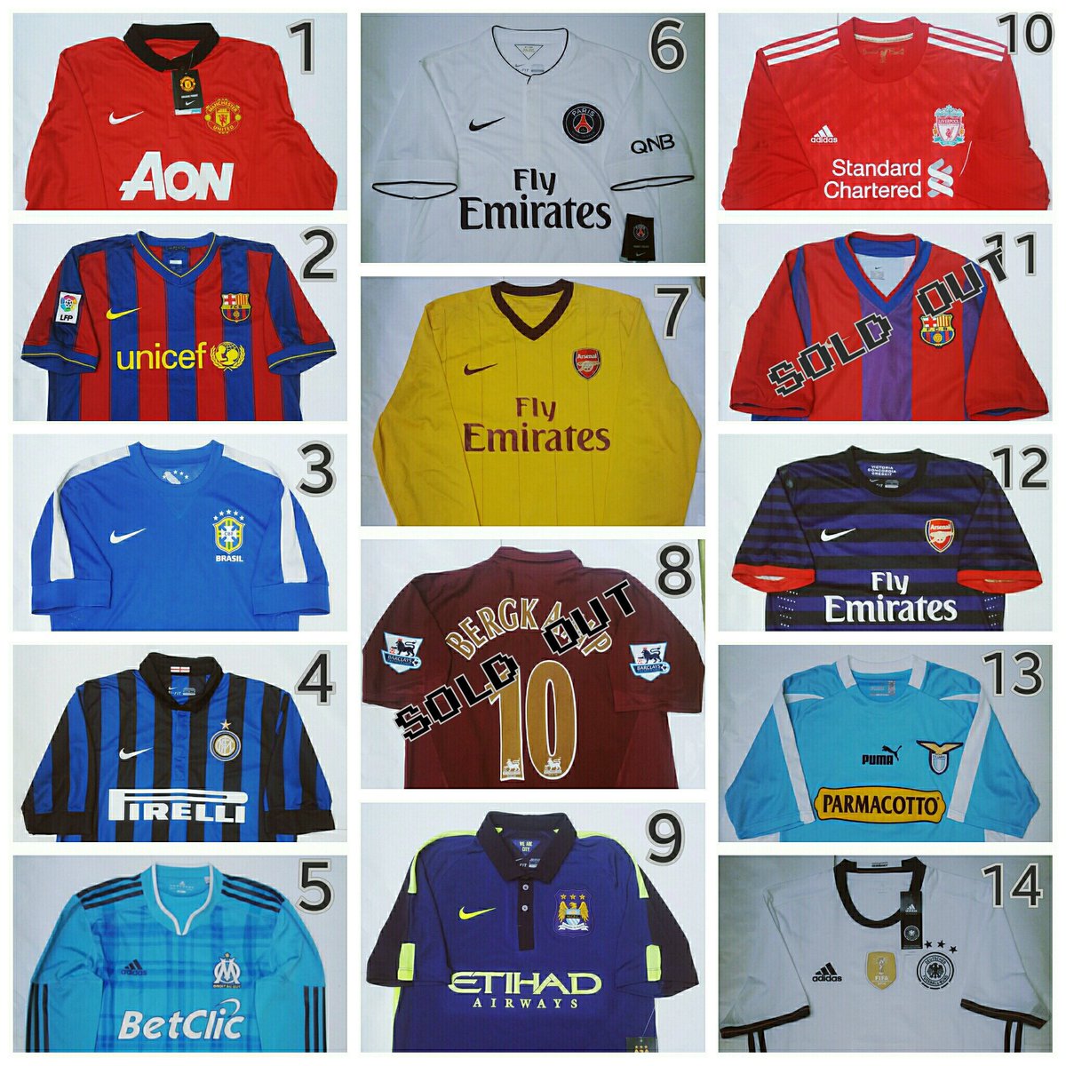 DipsSoccerStore's tweet photo. PI
Techfit
MU
Barca
Inter
PSG
Arsenal
City
Liverpool
Lazio
Jerman
Cicil: https://t.co/93CwdkAaTN
#jersey4sale https://t.co/6s8bOetcth