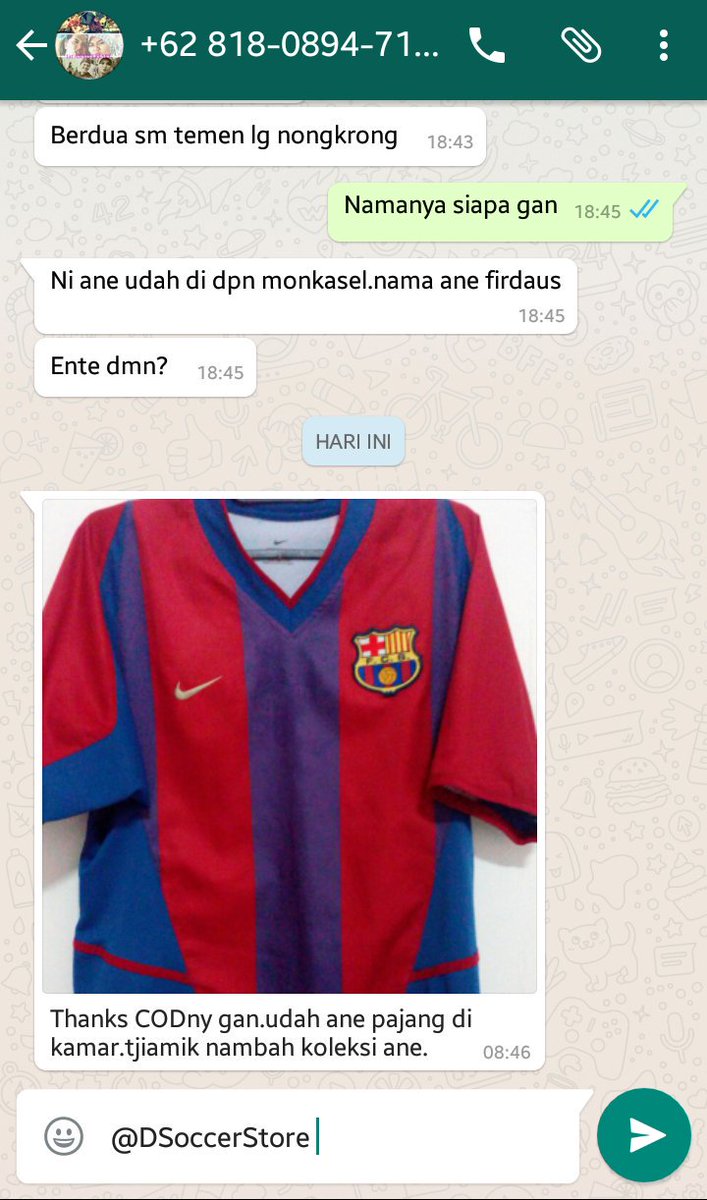 DipsSoccerStore's tweet photo. #cacimakian
#dibuangsayang
#PrideWearORIGINAL https://t.co/jnrZUoOy65