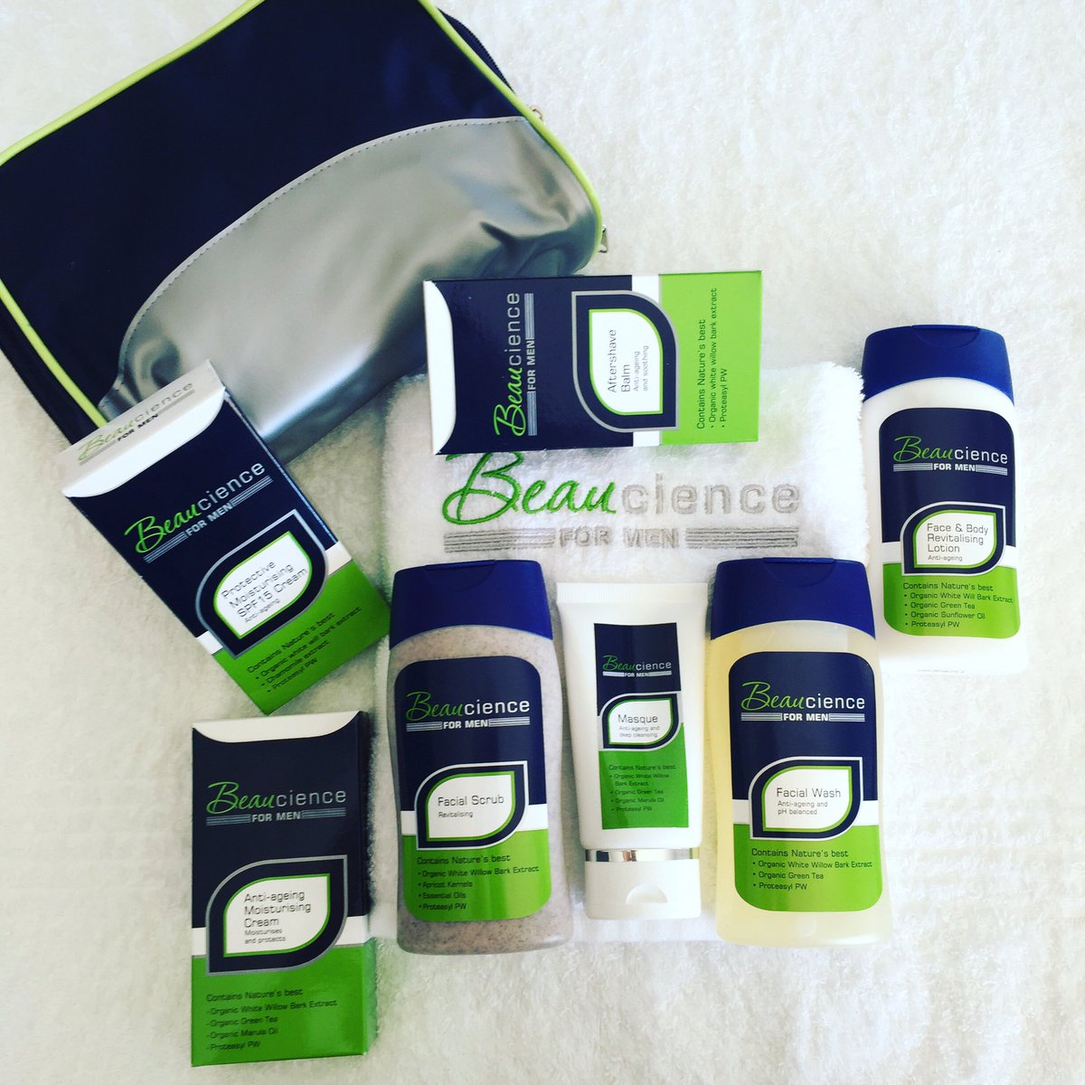Beaucience's tweet photo. #GoodMorningWorld #guys treat your #Skin this #Weekend #BeaucienceForMen is available online at @TAKEALOT #Natural #skincare #loveyourskin https://t.co/zRjpsJwiPi