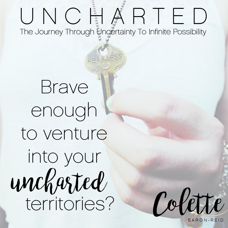 HayHouseOz's tweet photo. Muster up some fearlessness and dive straight in with @ColetteBR's new release ‘Uncharted’. 💥 #unchartedbook https://t.co/TdfDfrN473