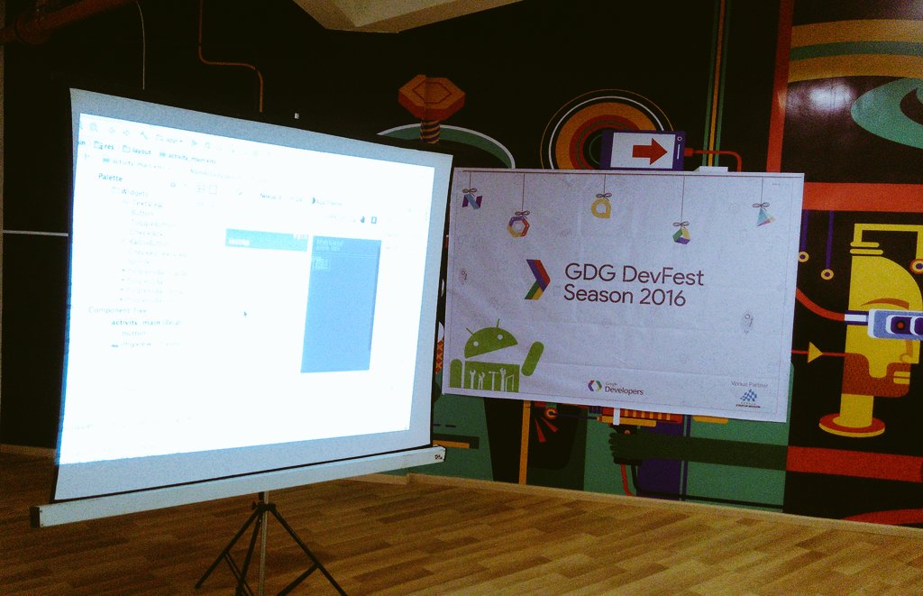 akashxbn's tweet image. #android codelab at #gdgcochin #devfest2016 #gdg