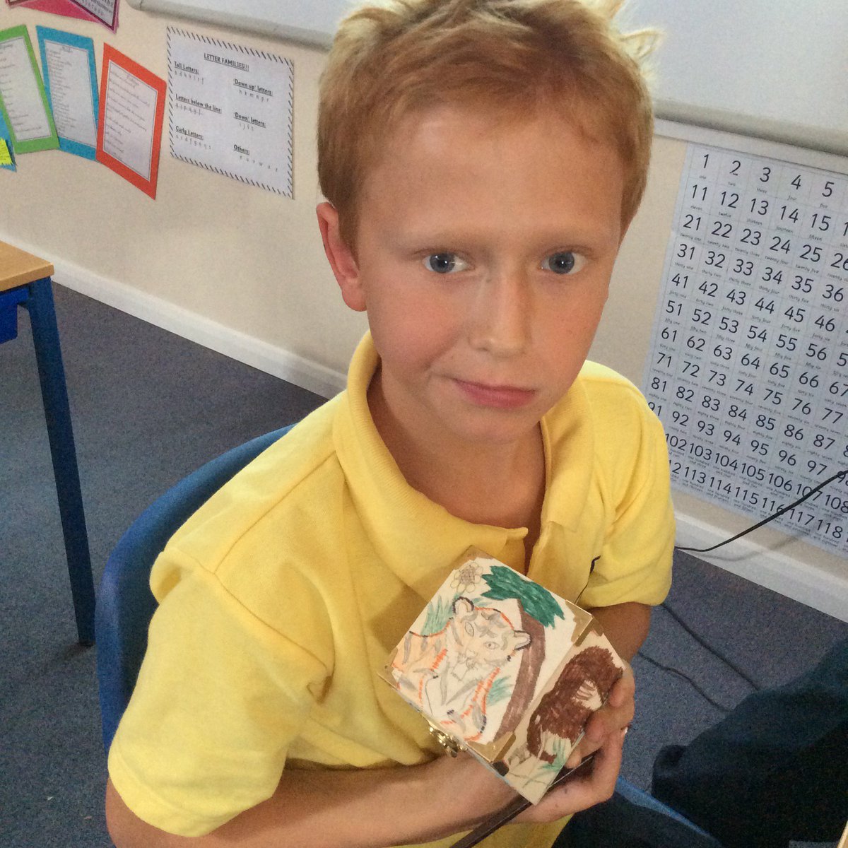 Adamsrill6g's tweet photo. Some of our Y6 children enjoying art &amp; craft club.
Designing and making a magic box. https://t.co/4B9zK5PrYy