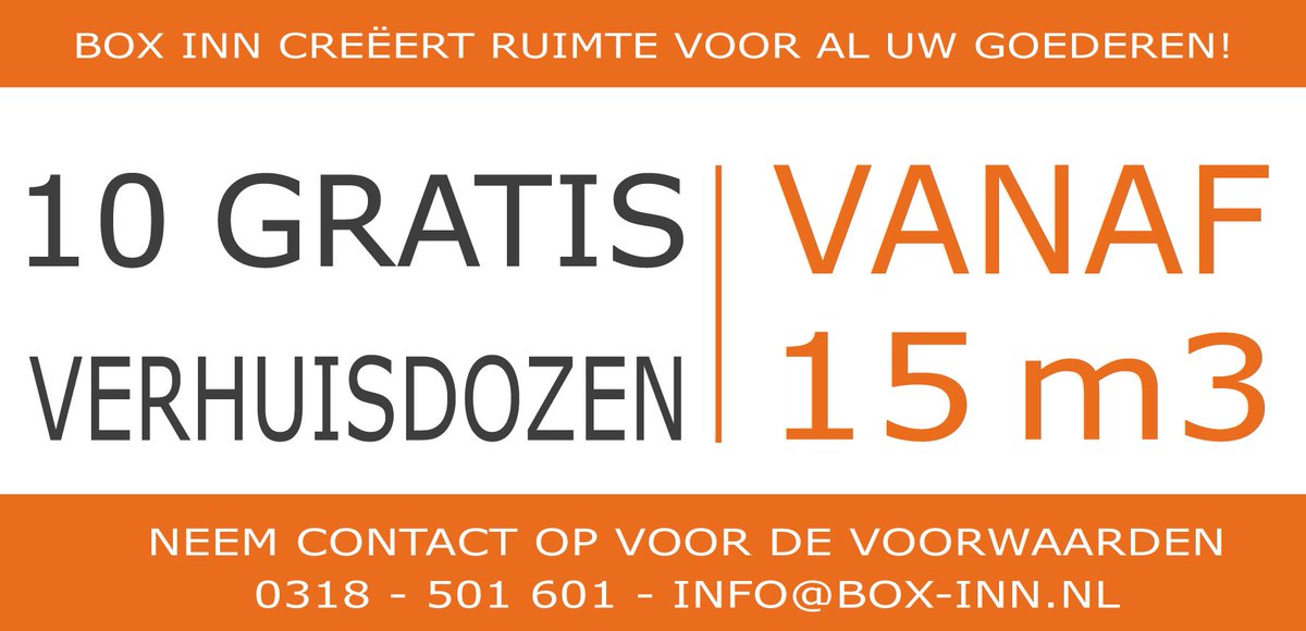 Een nieuwe maand, een nieuwe #actie! <a href="/Boxinnstorage/">Box inn self-storage</a>