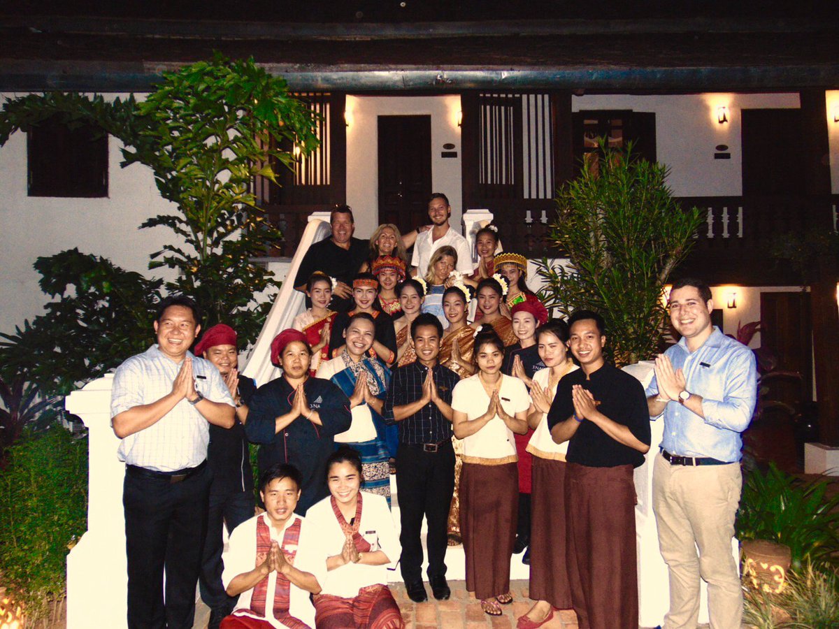It was a honor to host the lovely #Langford family at 3Nagas in their 115th stay in a different Accor Hotel. #WeLoveAccorHotels #Laos