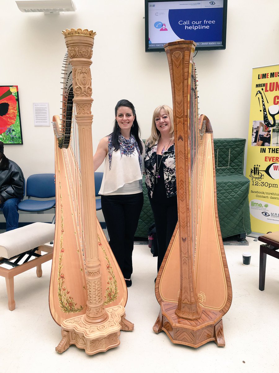 becmillsharpist's tweet image. wonderful afternoon yesterday making music with Eira Lynn Jones for LIME ARTS @ MRIEH #JuniperHarps #twoharpsisbetterthanone #LimeArts #harp