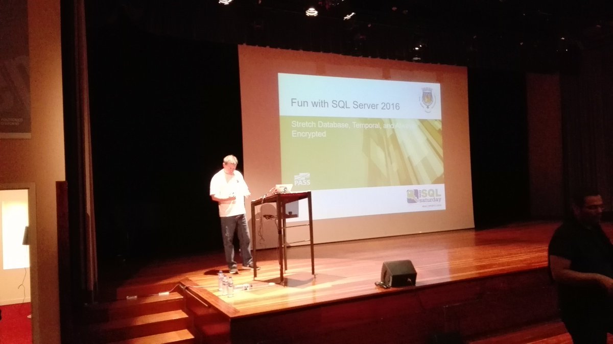 EdPiairo's tweet photo. Let's have fun with SQL Server 2016 @SQLScott #sqlpas #sqlsatPortugal https://t.co/4HZy2rrxyN