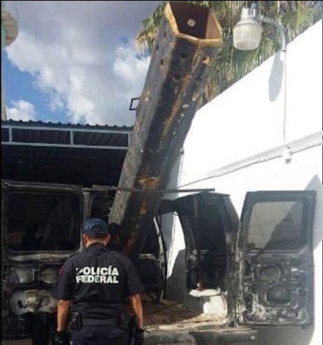 therealkodjo's tweet image. New Mexican #Narco Cannon found in Tijuana #drugtech