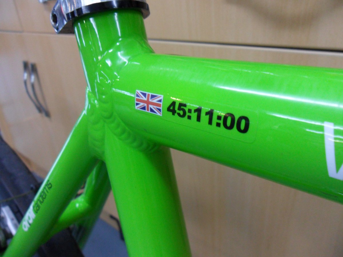 Got the #LEJOG #Recordbreaking tandem in for a few tweaks. Does this mean that <a href="/DomIrvine/">Dom Irvine</a> and <a href="/cmitchell5017/">Charlie Mitchell</a> have a new challenge in mind???