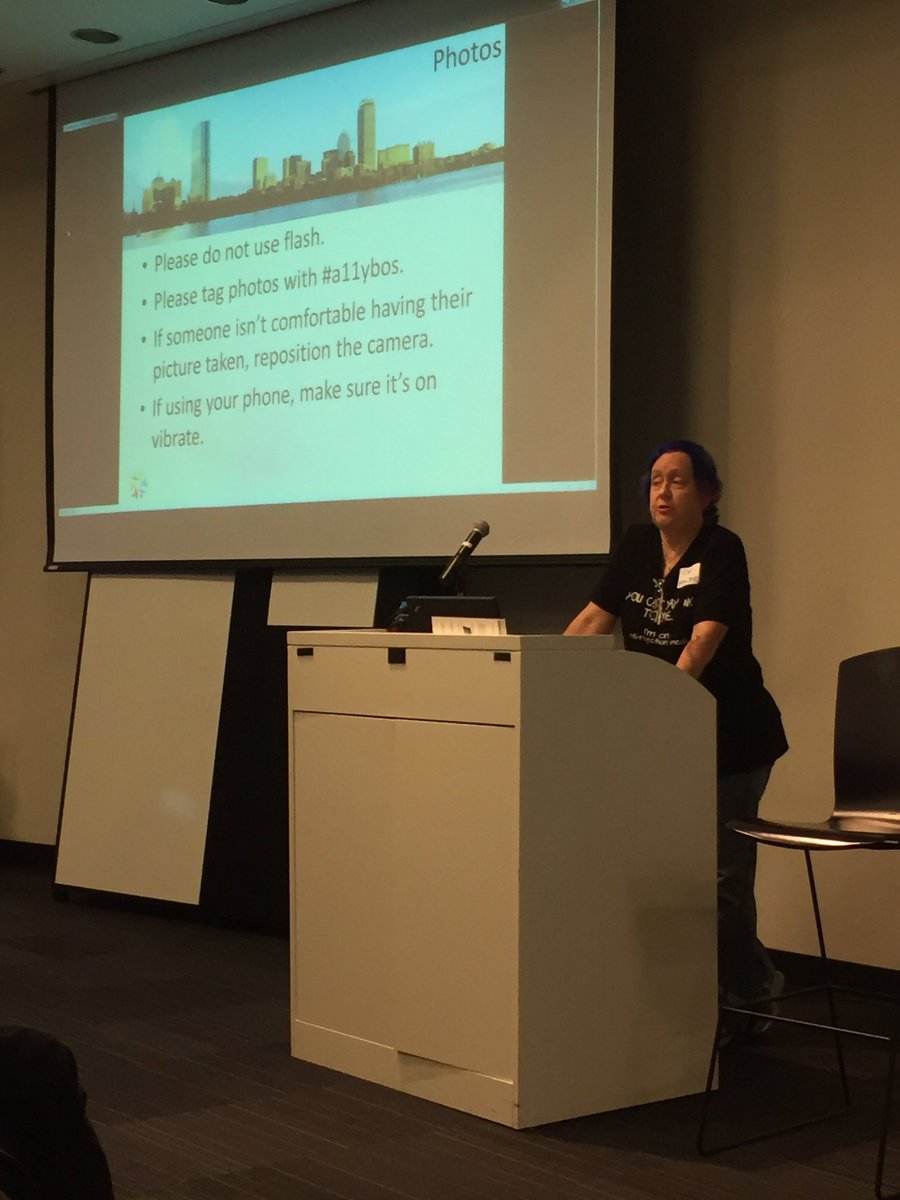 marcusyee88's tweet photo. @CharJTF @IBMCloudboston @IBMAccess @IBMCambridge kicking off #a11ybos Boston #accessibility group annual conference! Inclusive access! https://t.co/iLkMZUbdYK