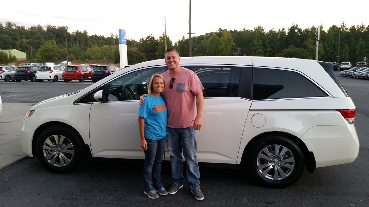 HondaRome's tweet photo. @DealerSocket #DSUS Congratulations! We hope you enjoy your new ride! #sellingcars #approved #GoDawgs #heritageautogroup #buyacar #romega https://t.co/2vP6xI7veL