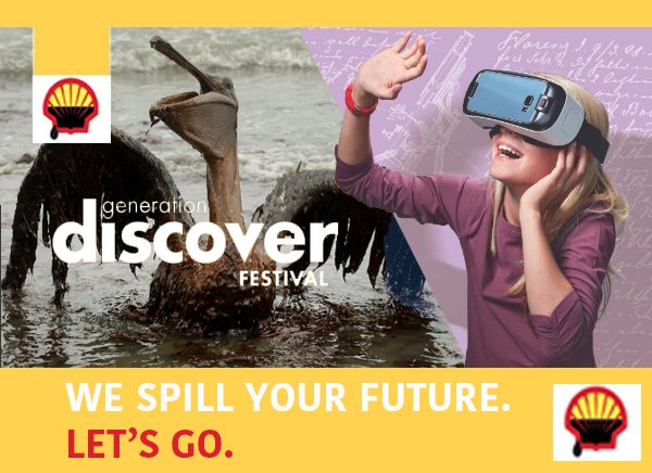 Shel_Den_Haag's tweet photo. #GenerationDiscover: Shell spills your future #TheRealShell https://t.co/P0gCzbvZ9a