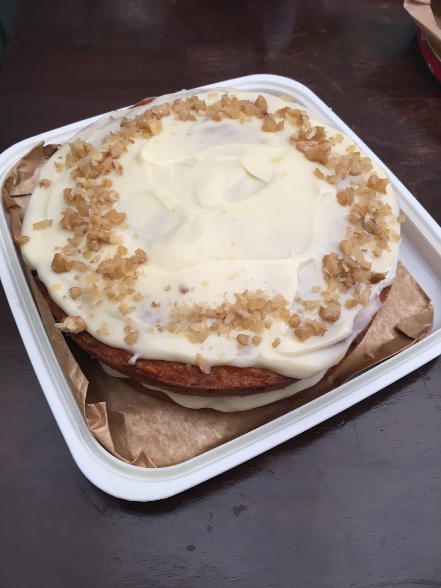 BelfastCCC's tweet photo. Cake roll: @letmebethatstar made a spiced carrot and walnut cake with cream cheese frosting https://t.co/5IYGaXcZuc