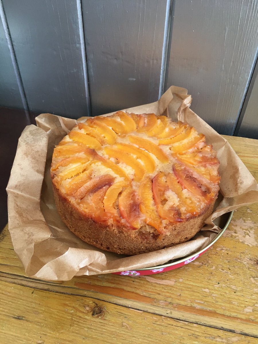 BelfastCCC's tweet photo. Cake roll: new comer Faye made a nectarine upside cake https://t.co/ziXAzYYaPi