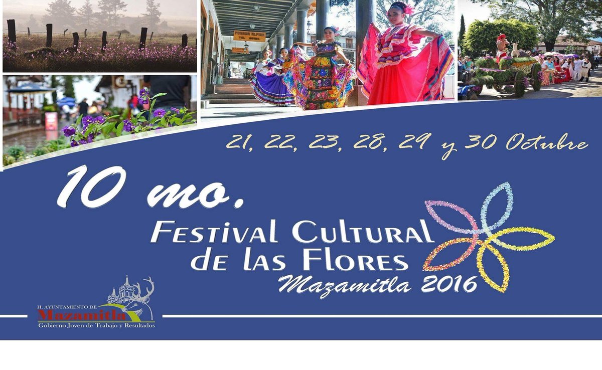 Te esperamos en el décimo Festival Cultural de las Flores!!! <a href="/RamirezRAntonio/">Toño Ramírez</a> #Mazamitla