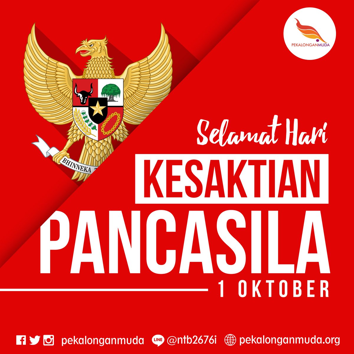 Selamat memperingati Hari Kesaktian Pancasila!