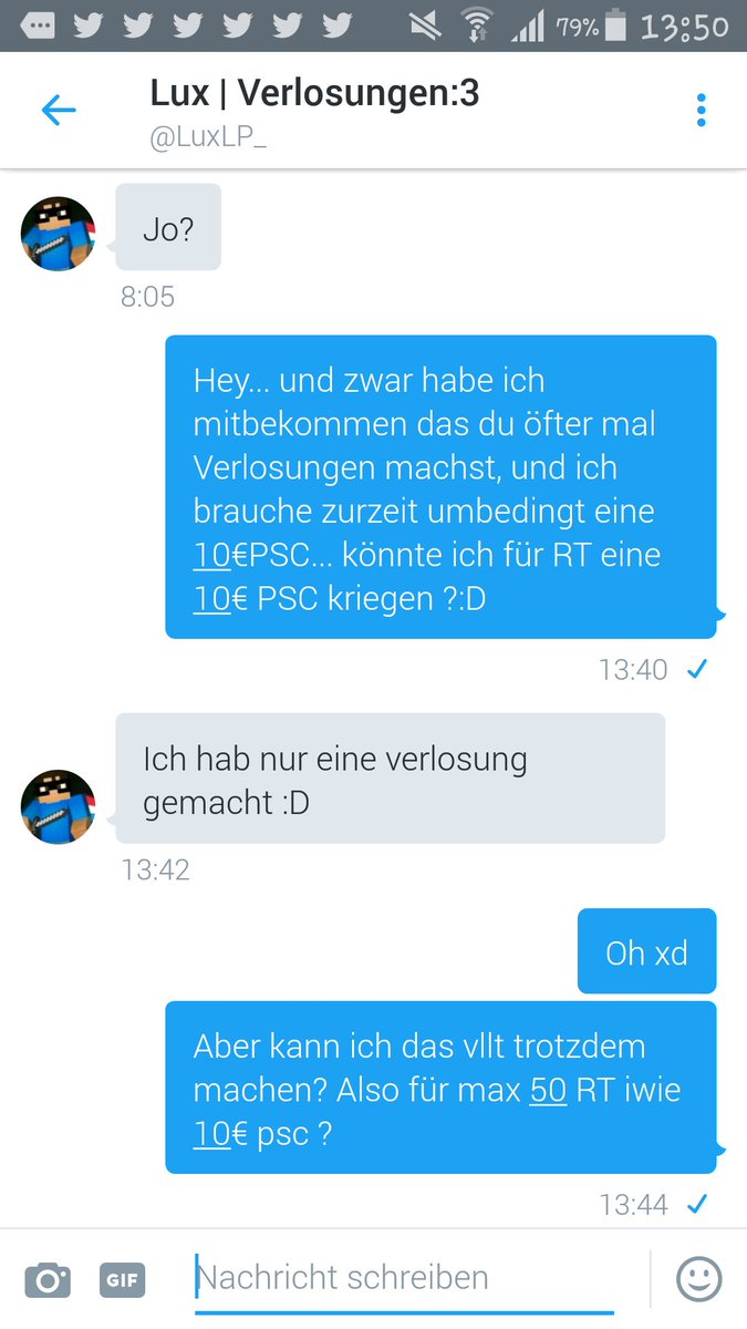 Ibrahim69Sunny's tweet image. Seid 3 Monate kein RT Goal...jz ein RT Goal von @LuxLP_ brauche 70RT. Bitte Retweeten, vielleicht push?:D
@MineVerlosungen
@PSCGewinnspieIe