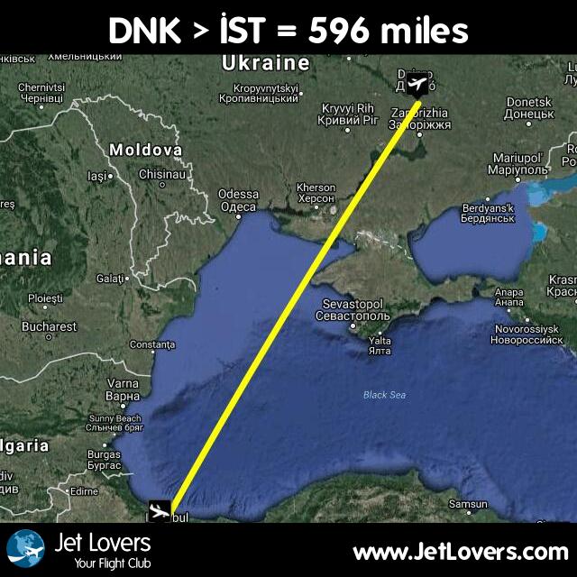 MariaOblasova's tweet photo. My flight #30 on #JetLovers: DNK > IST - another 596 miles in the air! https://t.co/pnxxZDWxsc https://t.co/MabiEUzcN6