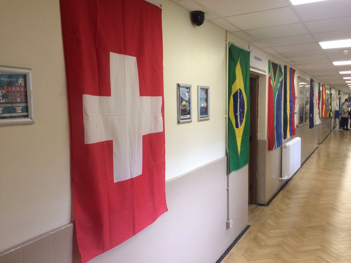 GryphonGeogHOD's tweet photo. Corridor of success. Field trips, #TOPGEOG Leaders &amp; new department roles all on display. #VOD16 @verulamschool @Verulearning https://t.co/29iyfcwgUg