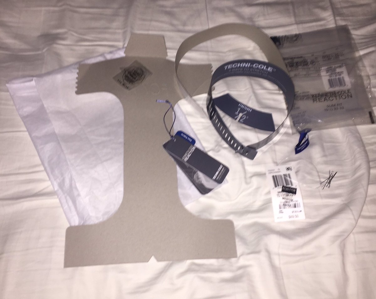 NELeanguy's tweet photo. #Overprocess much? Pile of waste from 1 new shirt. Not to mention labor it took to put it all together/take apart. https://t.co/DTGD15pMDp