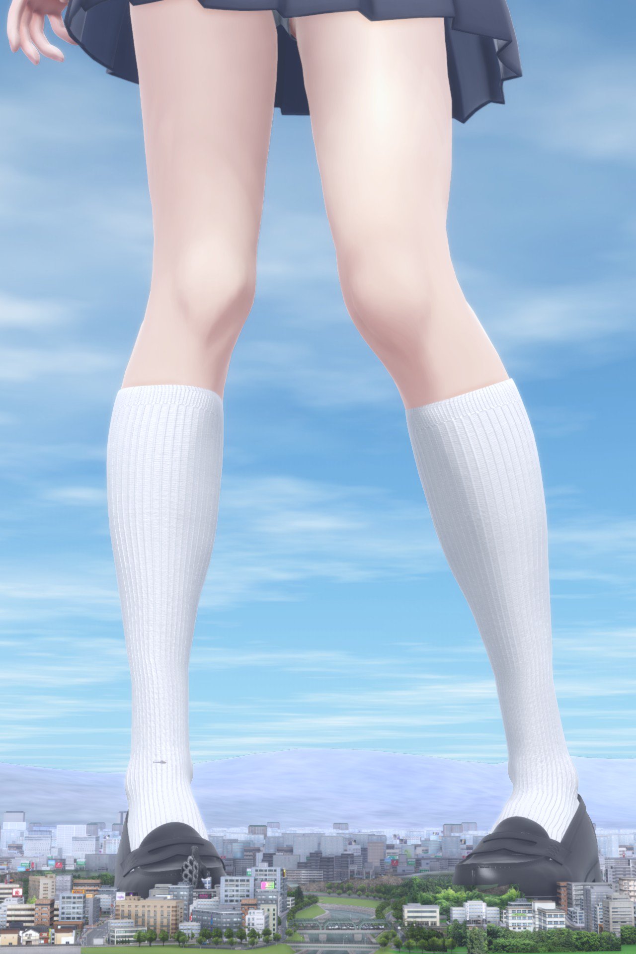 Na ズシン ズシン 縮研の巨大実験生物が街に逃亡したという報告を聞き 自身も巨大化して街に降り立つ副部長 巨大 生物に怯えていた住民達はさらに超巨大な女の子の登場で阿鼻叫喚に T Co Ih4tnvniit Twitter