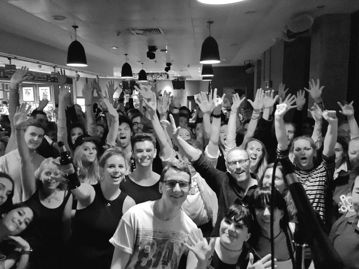 PolarCollective's tweet photo. Last night was so special. To have all our friends and family in the same room singing the lyrics to our songs was incredible. Thank you x https://t.co/kpycfJfjOC