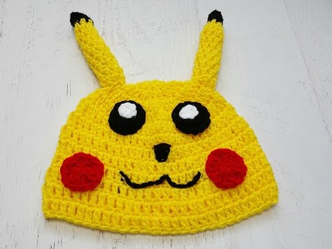 SoCrochetCrazy's tweet photo. pikachu inspired crochet hat https://t.co/j4RtliOCtE #crochet #rt https://t.co/Yq1Uv9HNCp