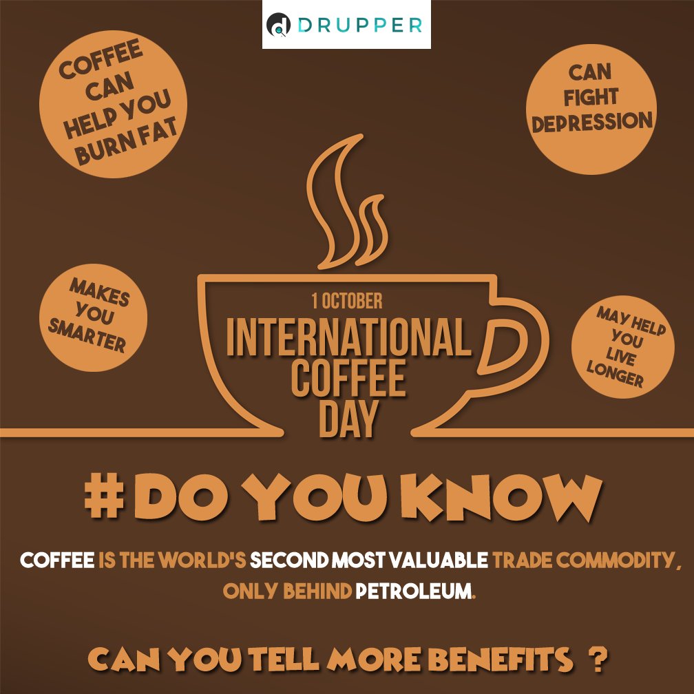 drupper_com's tweet photo. All you need is LOVE and a CUP OF COFFEE !!
https://t.co/Xa1aEXD09C
#InternationalCoffeeDay #Drupper #LoveForCoffee https://t.co/ZgEnFHDDk2