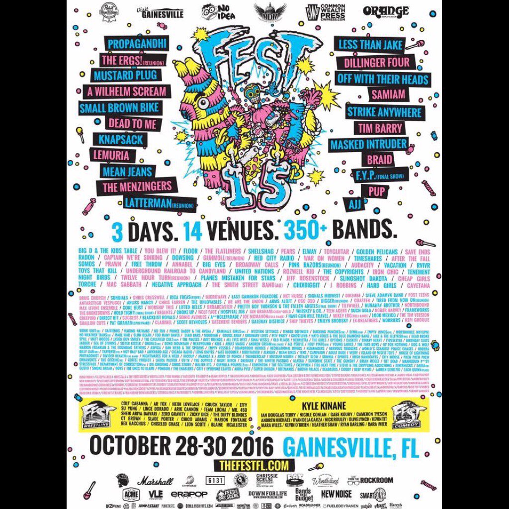 This is happening in one month! Sat oct.29th, 5:40pm, high dive! #fest15 <a href="/thefestfl/">The Fest</a> @noidearecords #noweathertalks