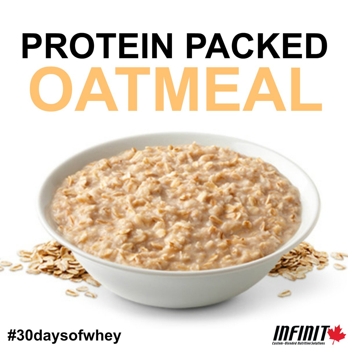 grupponutrition's tweet photo. Happy October! Today kicks off Day 1 of #30daysofwhey! Today's recipe: Protein Packed Oats! Full recipe on the blog! https://t.co/4oiwwJQ2Ll https://t.co/2rjmI2Mt7B