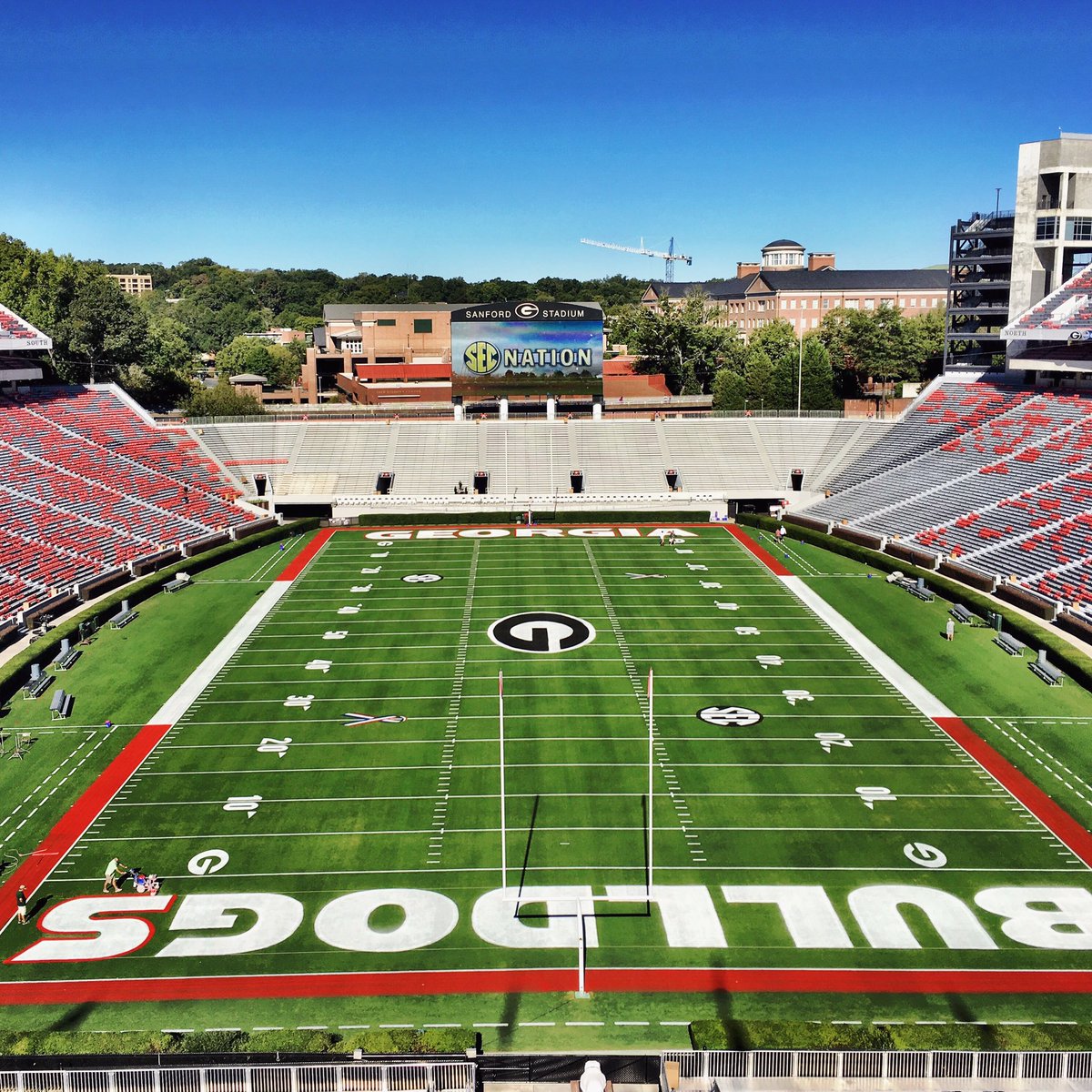 SECNetwork's tweet image. It's a beautiful day in Athens. #SECNation