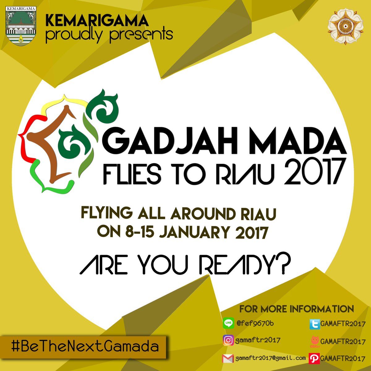 GAMAFTR2018's tweet photo. #BeTheNextGamada https://t.co/6f4vluLpLp