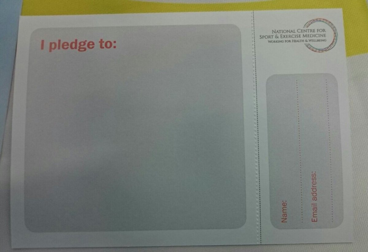 We're encouraging people to #movemore live healthier and asking them to write a #pledge of how they'll do it