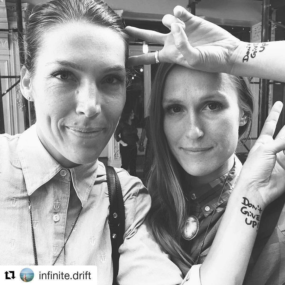 RoadRecovery's tweet photo. #DontGiveUp by @infinitedrift & #KendallWright ||@gentlemansride #BrooklynInvitational @TBMotorcycles + #ChristianBenner #dontgiveupcampaign https://t.co/Xf4ayUFgd1
