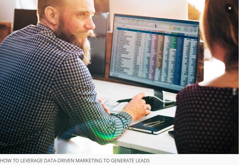 PaulTDenham's tweet photo. How to leverage data-driven #marketing to generate leads https://t.co/3HGFkRp5Ez via @MKTGinsiders #leadeneration https://t.co/Lrqi0d3wQ2
