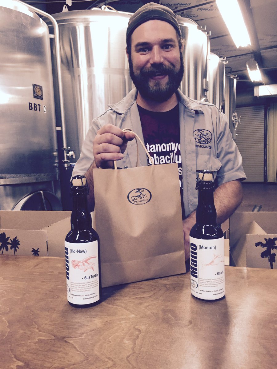 2 year old Barrel aged peach, and watermelon sour beers for our 4 year anniversary! Stop in and see us.