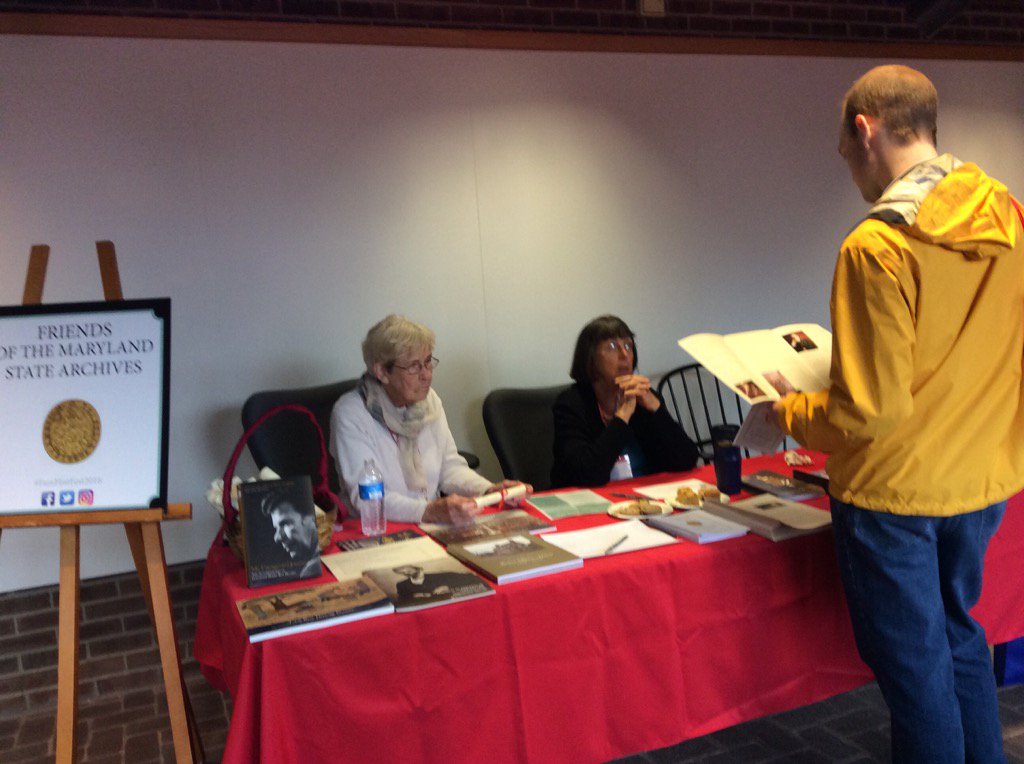 #FamHistFest2016 Friends of the Maryland State Archives #genealogy
