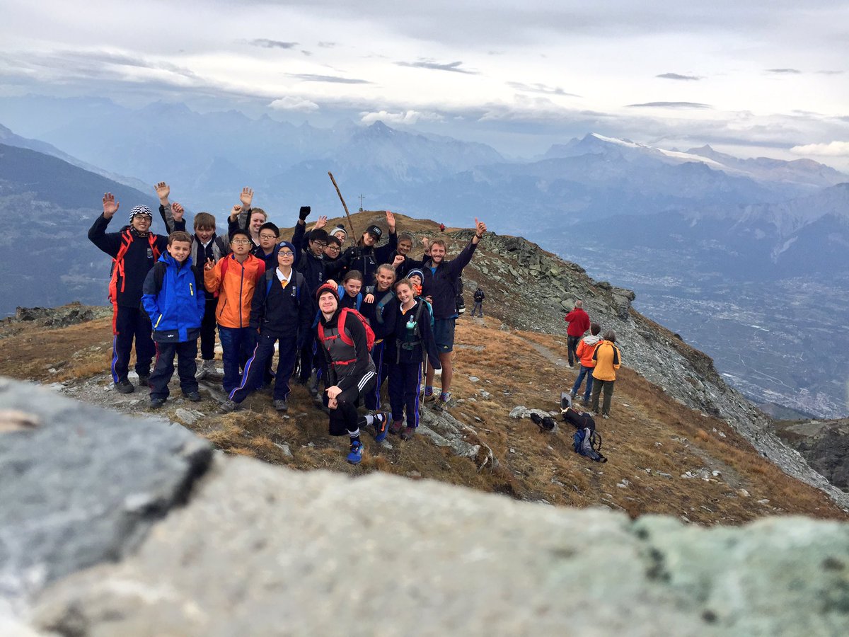 Another great @leregentcollege expedition, awesome summit climb of Mont Noble #mountain #climb #greattimes