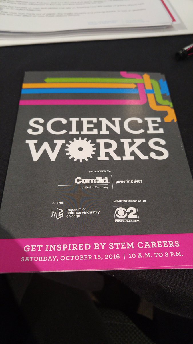 MsSlanker307's tweet photo. Are any former #FMS8B or current #FMS8th students interested in taking a trip to the Museum if Science and Industry for a STEM career fair?! https://t.co/of8zS31t6s
