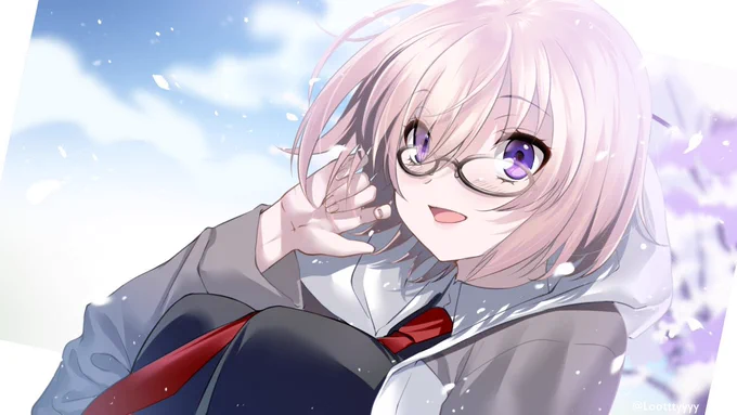「先輩」
時間オーバーしました。すみません
#メガネの日
#FateGO60分draw
#女性キャラ版fateワンドロ 