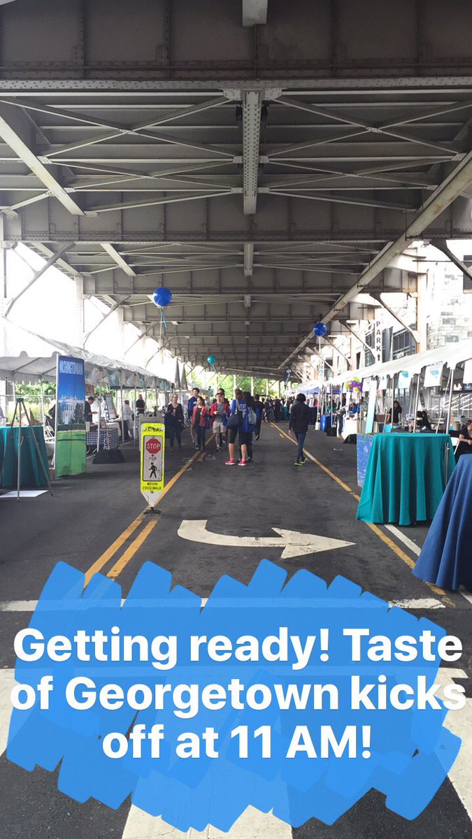 Come join us at K Street & 31st for TasteofGeorgetown! The fun kicks off at 11 AM