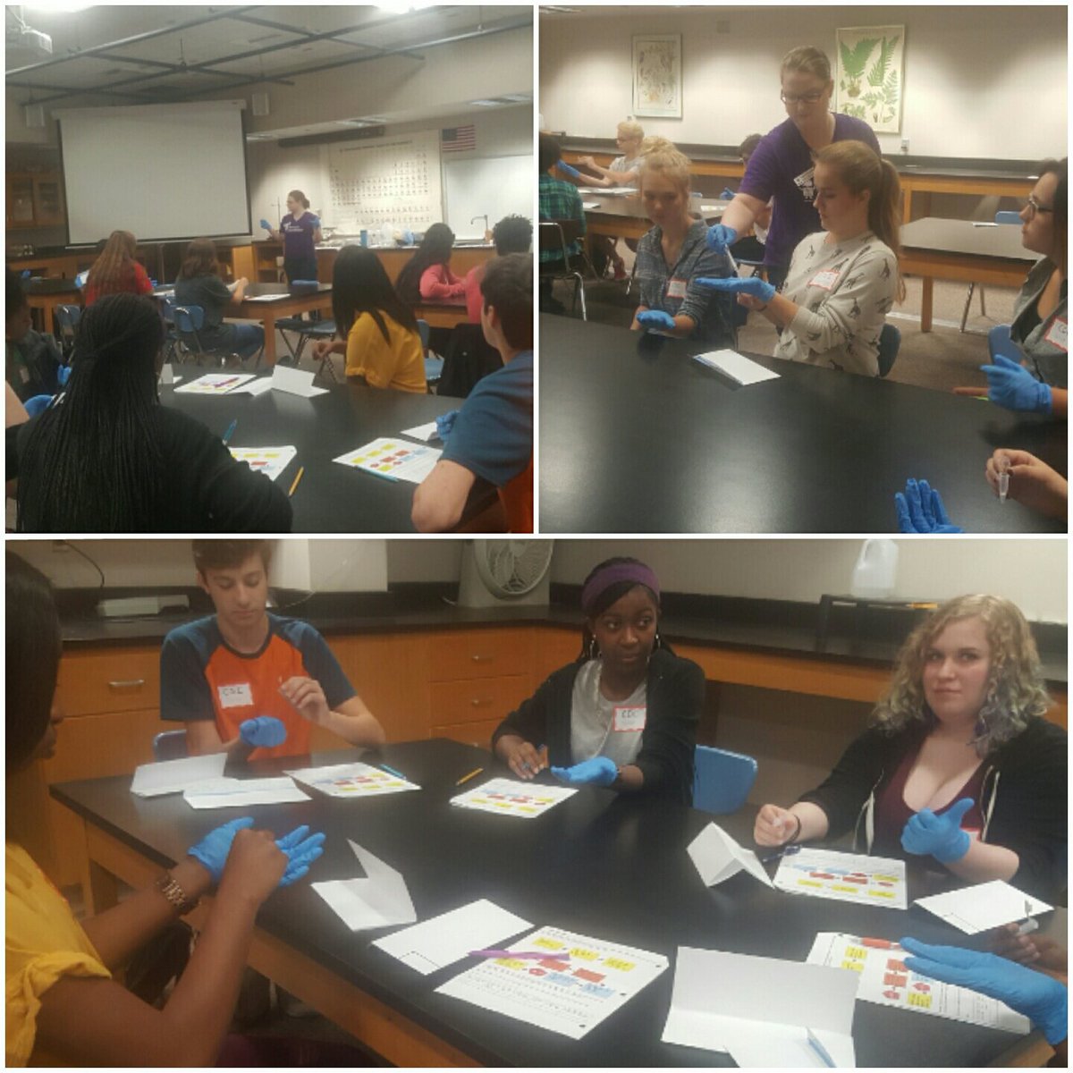 Kendall_edu's tweet photo. Ms. Chambes' Forensics, Accident Investigation,  &amp; Epidemiology @NCSSMOnline class #adayinthelife https://t.co/fDjb3IaAg9