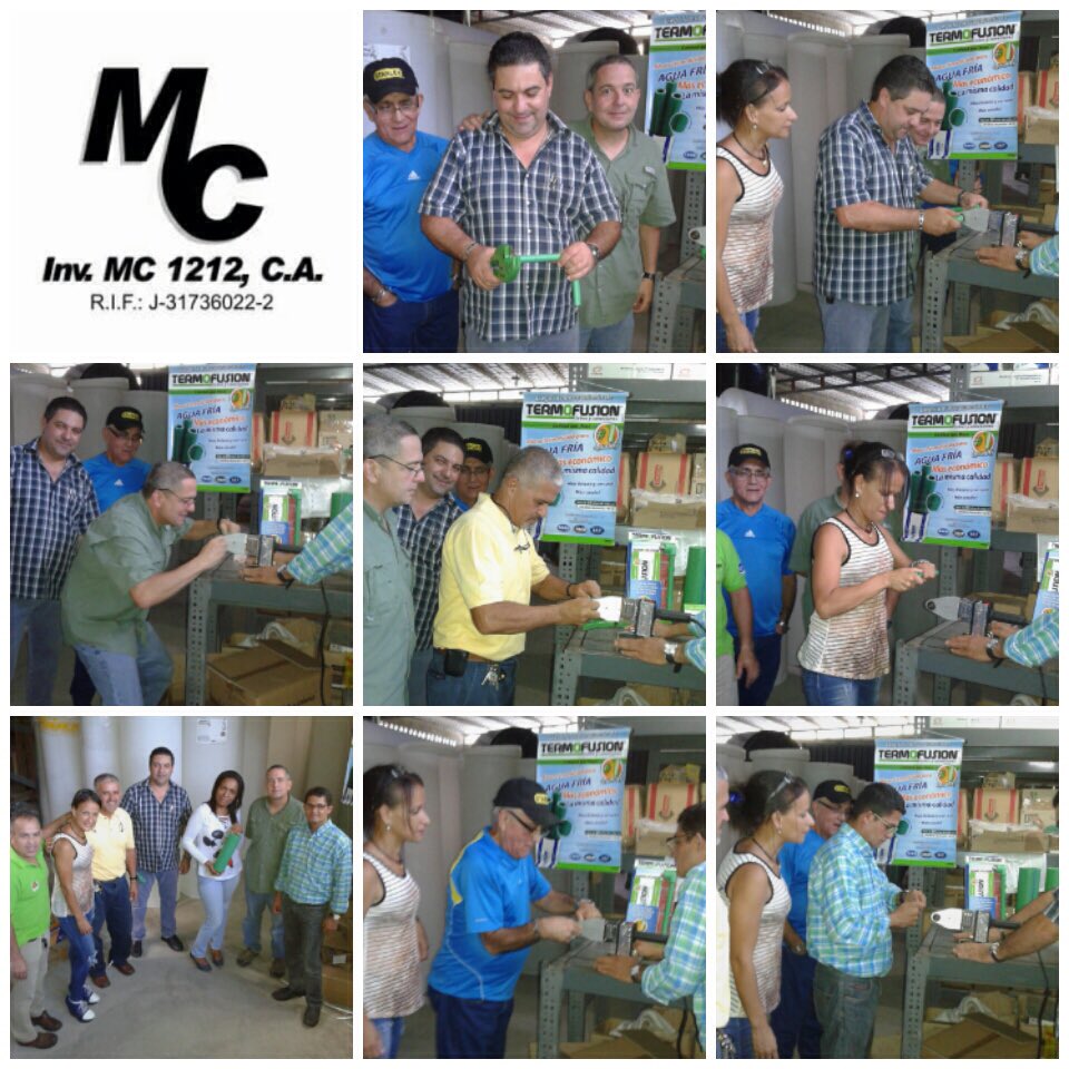 InvMc's tweet image. En la capacitación y conocimiento de la Tuberia y conexiones TERMOFUSION....