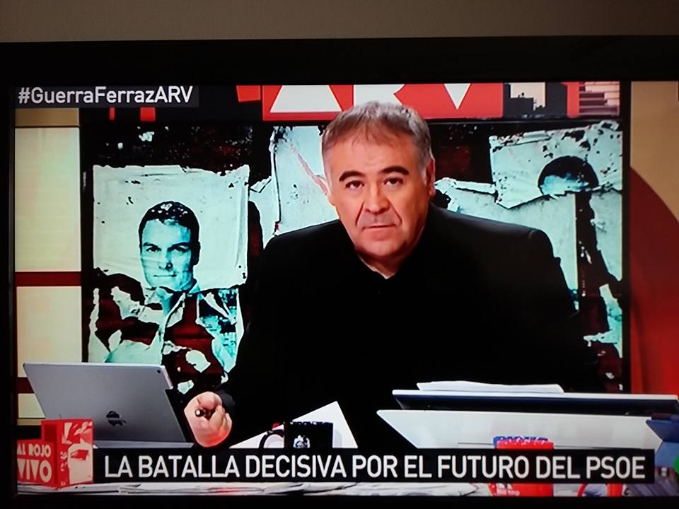 javierjuantur's tweet photo. Ferreras se equivoca, no es que no nos guste la información, lo que no mola es la manipulación, Madina es un golpista que investiria a Rajoy https://t.co/UJ9e0E4oFW