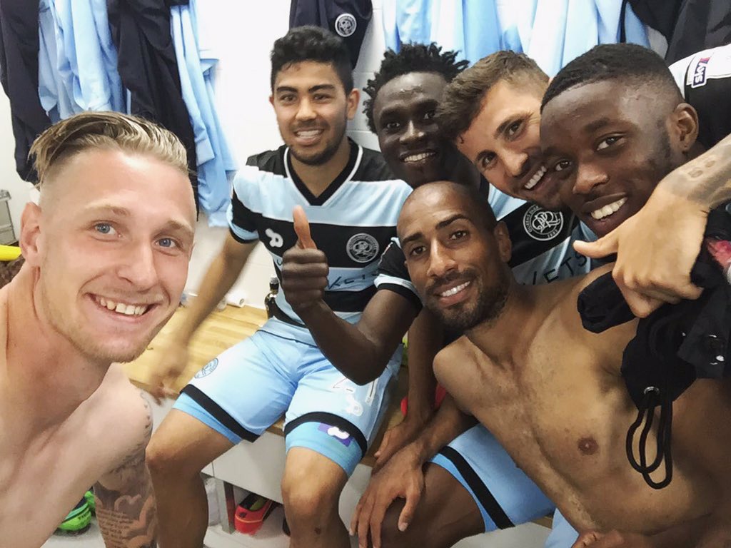 midesho's tweet photo. What a win!! so happy to get the 3 points and it was truly deserved! Travelling fans were amazing👏🏾 🔵⚪️ https://t.co/aD2YG9hVy4