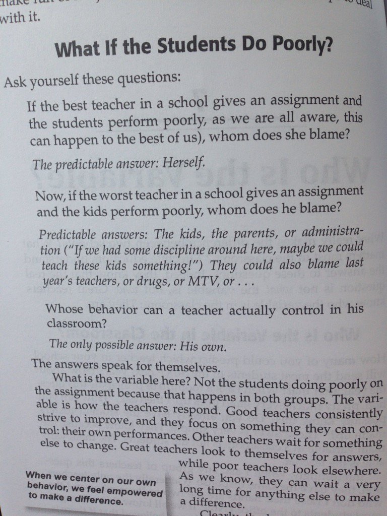 STEMGalGuzman's tweet photo. @ToddWhitaker chapter 7 is my favorite. #whoisthevariable  #Wgedd https://t.co/0wZOmzHRAK