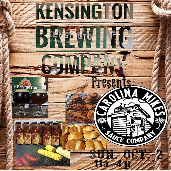 Come join us Sunday at Kensington Brewery for some good ol soul food, beer, and football #letseat2017 #Food4allSouls