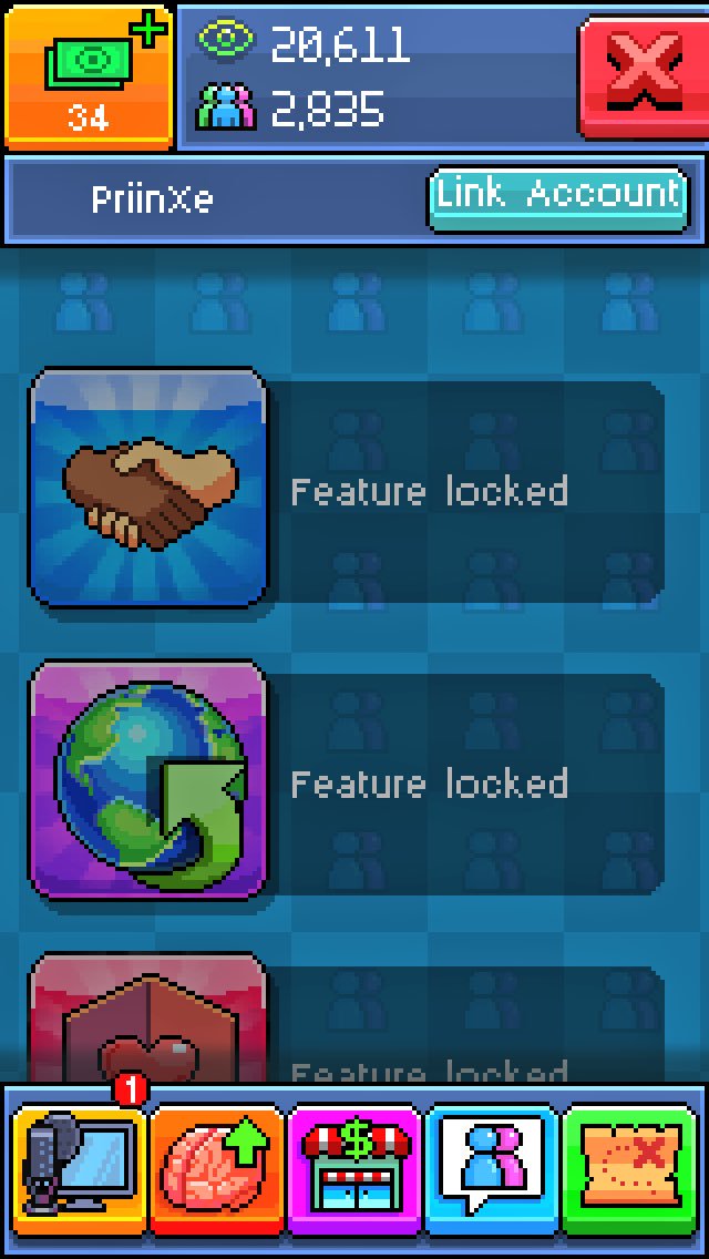 Priiinxe's tweet photo. @Outerminds are you fixing ? Help me please. Gotta do some quest though.. why feature locked? The one with shacking hands! https://t.co/IDnAY8gcag