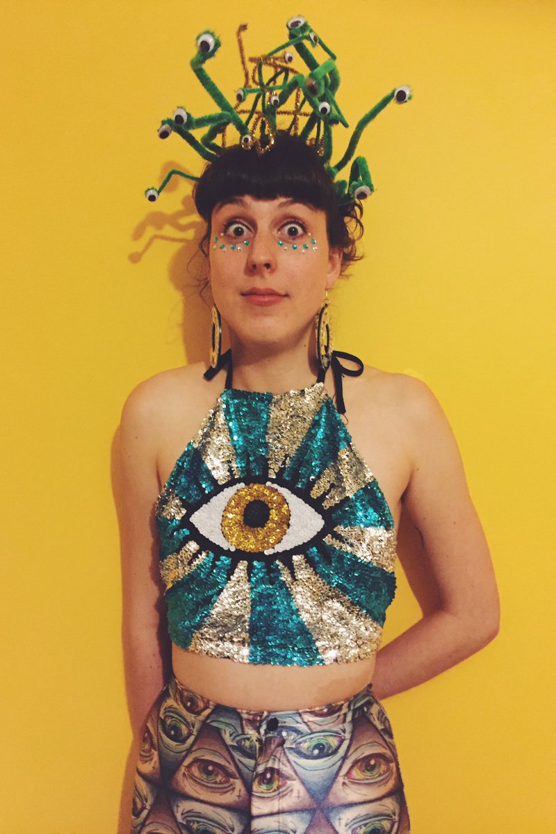 bethanyaq's tweet photo. Best dressed at #NYWF2016 ball goes to @izasmiz for her labyrinth moss eyes ensemble ๐ฎ๐ฎ๐ฎ #TiNA2016 https://t.co/hu2ZIQQOz9