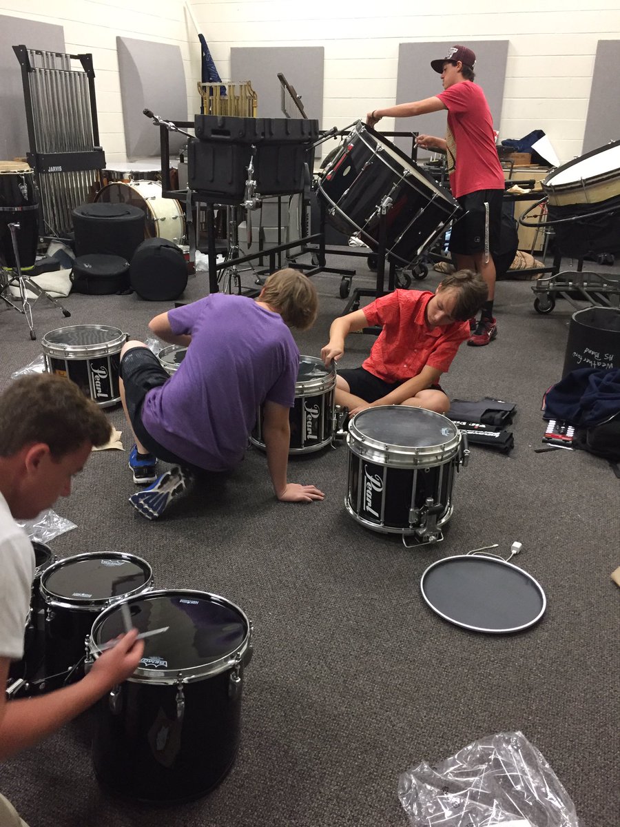 RooPercussion's tweet photo. What a free Saturday looks like on the brink of competition season. These kids are gettin it done! #headchange #remo #lonestarpercussion https://t.co/WHpquGUwS8