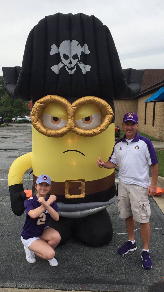 CooperChrist's tweet image. Go Pirates!
#ecugameday